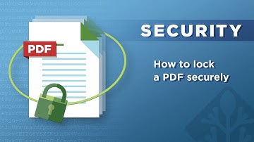 How to lock a PDF without a password: stop sharing, editing, copying, printing