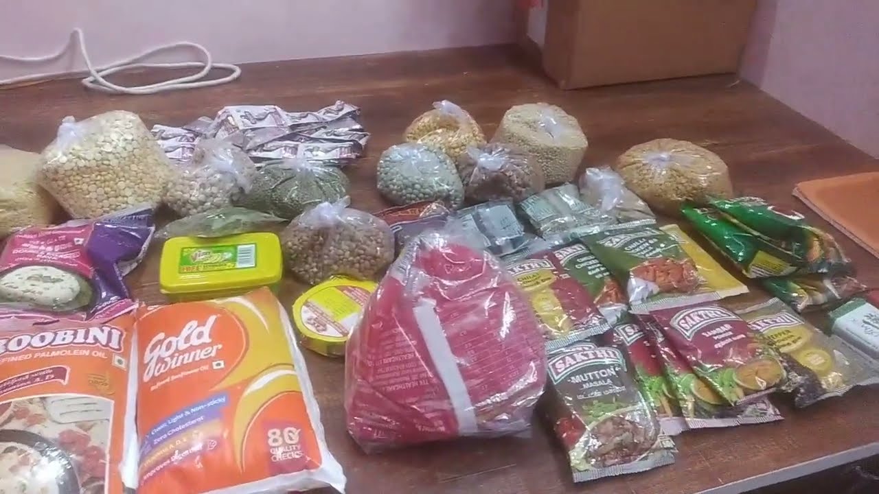 மிடில் கிளாஸ் வீட்டு மளிகை பொருள் @middle class life style 