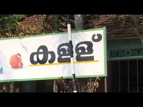 A ferry boat travel to toddy bar in kuttanad