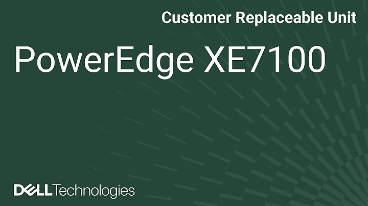 Dell  PowerEdge XE7100: Remove/Install PSU