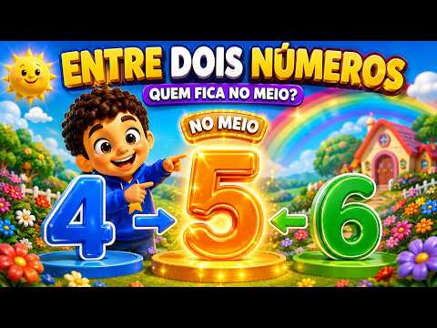 🎵✨ MATH FOR KIDS - BETWEEN TWO NUMBERS✨🎵#littlewords