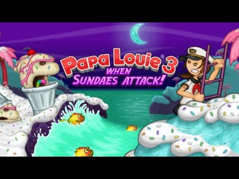 Papa Louie 3 When Sundaes Attack - Full Game 100% + All Achievements
