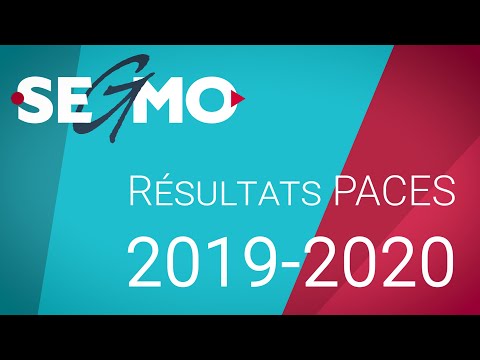 ? SEGMO Résultats de la meilleure prépa au concours PACES 2019-2020