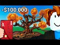 Noob spends $100,000 on Grow a Garden 2.0 challenge... (Garden Horizons ROBLOX)