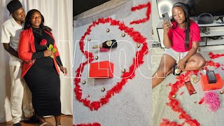 VLOG : I BOUGHT HER THIS 🎁FOR VALENTINE'S💞// SHE DIDN'T EXPECT IT💘// SPECIAL VLOG#roadto15k 