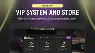 FiveM VIP System &amp; Store | ESX • QBCore • Qbox | Dalton Store