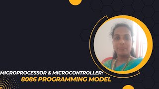 Dr.G.Arthy I Programming model of 8086 I SNS Institutions