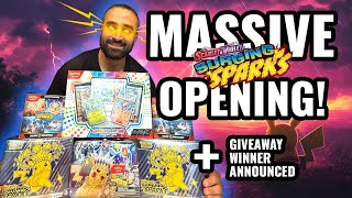 HIT a SIR!! 40 Surging Sparks PACKS from ETBS, BUNDLES and collection sets.