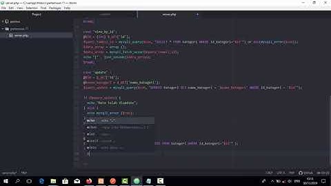 Tugas Teknologi Web service pertemuan 11, Tutorial pembuatan JSON pada PHP