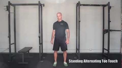 Standing Alternating Toe Touch