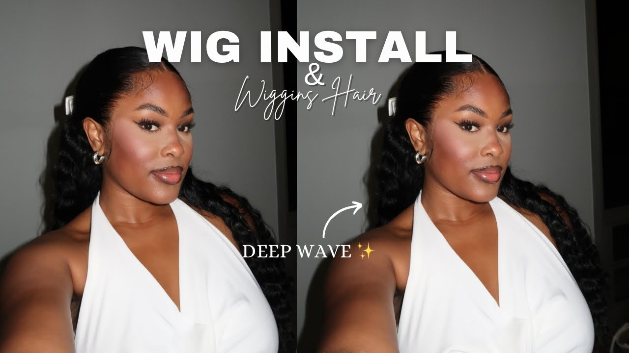 ✨MUST HAVE✨THE PERFECT LOOSE DEEP WAVE & HAIRSTYLE | DETAILED INSTALL FT. WIGGINS HAIR 💕