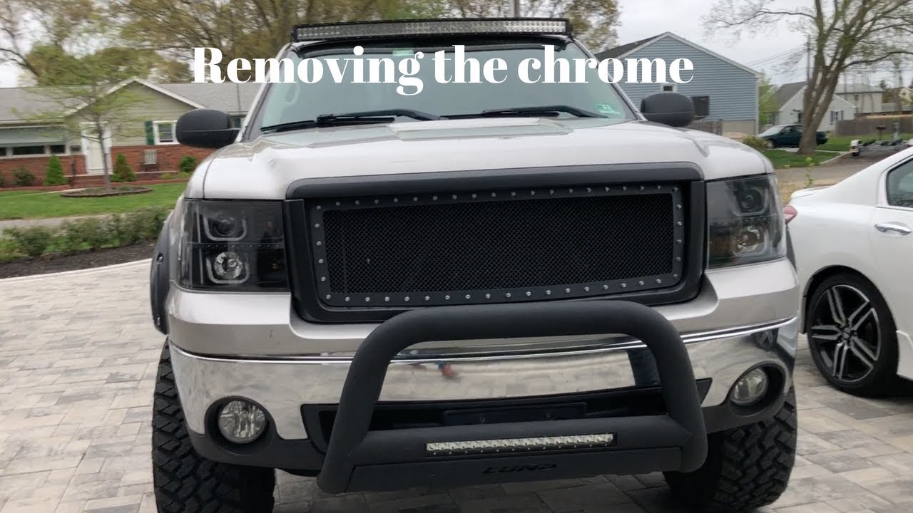 plasti dip truck grille (weekly vlog 1) YouTube