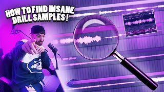 EASIEST WAY TO FIND INSANE DRILL SAMPLES!!!!! (fl studio uk drill tutorial)