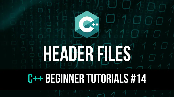 Header Files - C++ Tutorial For Beginners #14