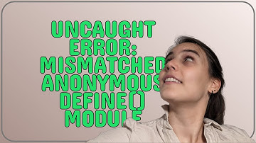 Magento: Uncaught Error: Mismatched anonymous define() module