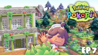 BUILDING HOMES FOR MY POKEMON! | POKOPIA CLOUD ISLAND DAY 7