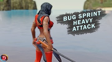 Conan Exiles BUG Sprint Heavy Attack FUNCOM when u fix it