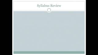 ENG 111 Introduction and Grammar Review