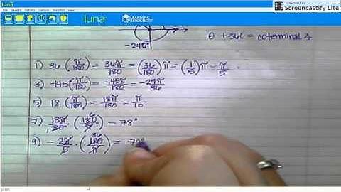 Angles & Radian Measures (Part 2)