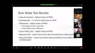 Lake Arrowhead Municipal Advisory Council Meeting. PFAS Contamination. LACSD Discussion.