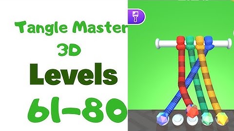 Tangle Master 3D - Gameplay Walkthrough - All levels solution