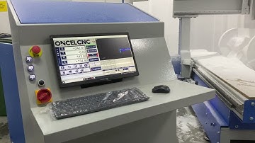 CNC Foam 4 Axis Router Close-Up View