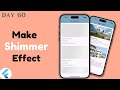 Shimmer Effect Flutter || Flutter Shimmer Animation