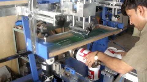 Round Screen Printing Machine