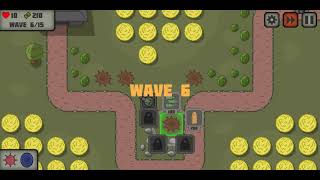 Tactical War Level 3 walkthrough without losing heart tower defense Android IOS ST Warriors Gaming screenshot 5