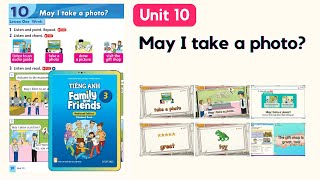 [SGK] Tiếng Anh Lớp 3. Unit 10 May I take a photo? Ôn Tập. Family and Friends National Edition.