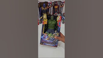 Hulk action figure with movement Unboxing #toys #hulk #asmr #unboxing #marvel #avengers #satisfying
