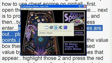 how to use cheat engine on pinball