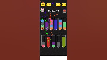 Water sort puzzle - Level 2956 #puzzle #watersortpuzzle #games #level2956 #level #gaming #watersort