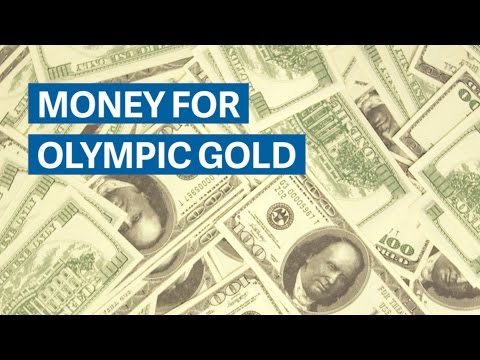 What countries pay for Olympic gold medals
