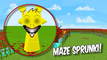 I Found Incredibox SPRUNKI Simon Phase II in MAZE ! Minecraft PE ADDON