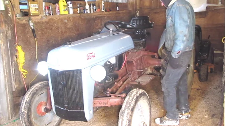 1948 Ford 8N Cold Start 23 degrees + -