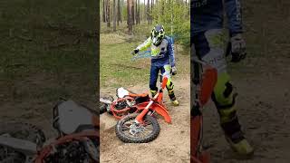 жёсткое падение Ильи на кексе #bikelife #kews #stunt #enduro #мотоцикл #avantis #ktm