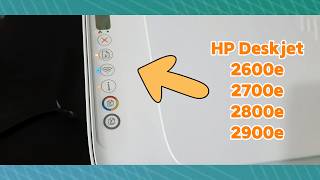 How To Solve HP Deskjet 2600e, 2700e, 2800e, 2900e Error Warning Lights – All On At The Same Time