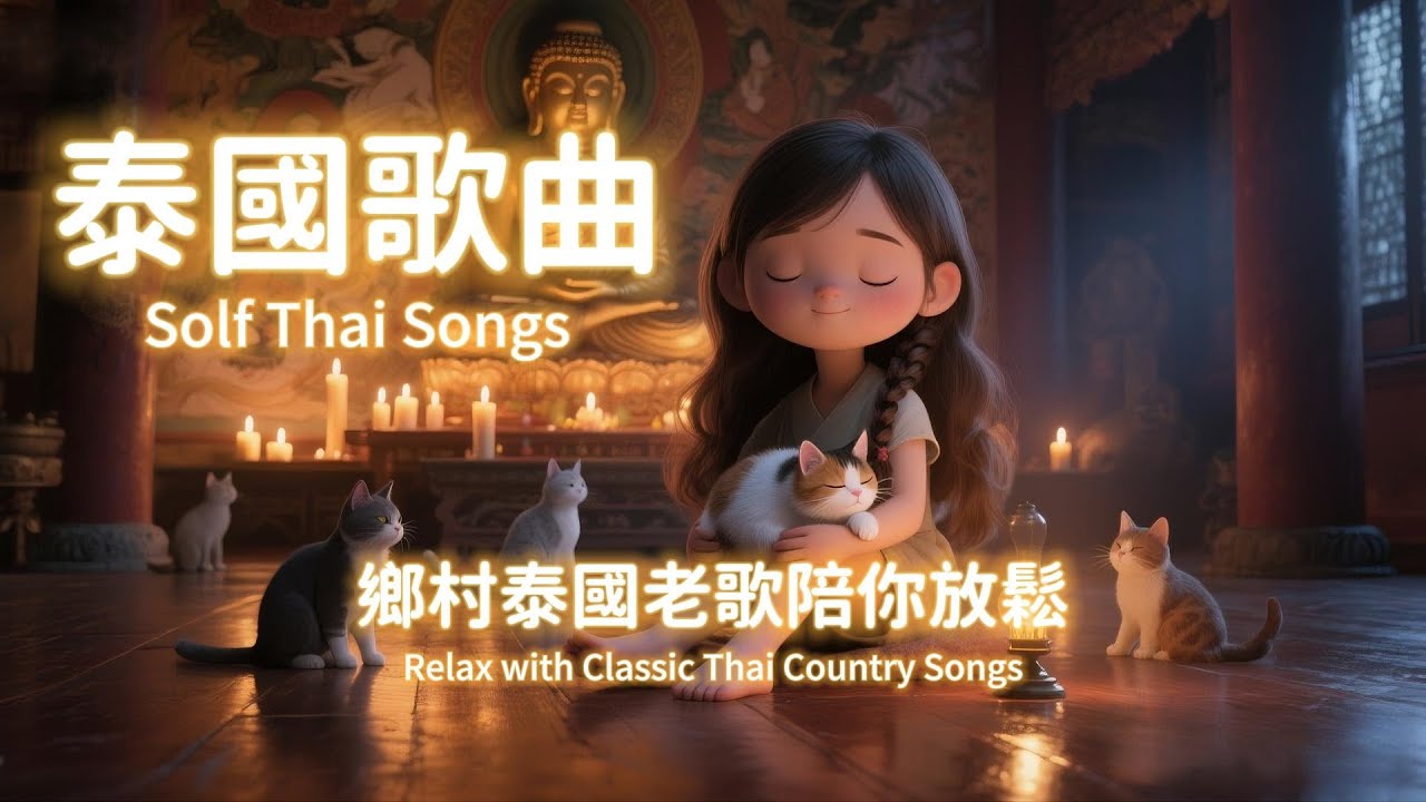 【夢潔聽歌】好聽的泰國懷舊鄉村歌曲，溫暖旋律舒緩疲憊 | Beautiful Thai Retro Country Song for Relax & Healing