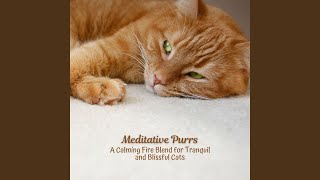 Blissful Firelight Cat Resonance