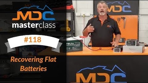 Recovering Flat Batteries - MDC Masterclass #118