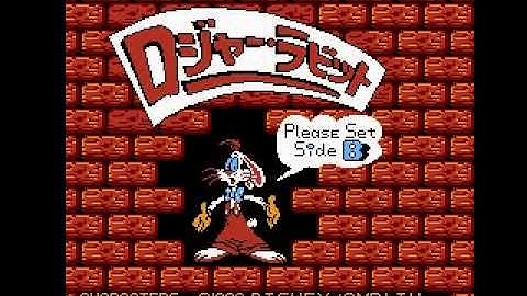 Roger Rabbit on Famicom Disk System intro