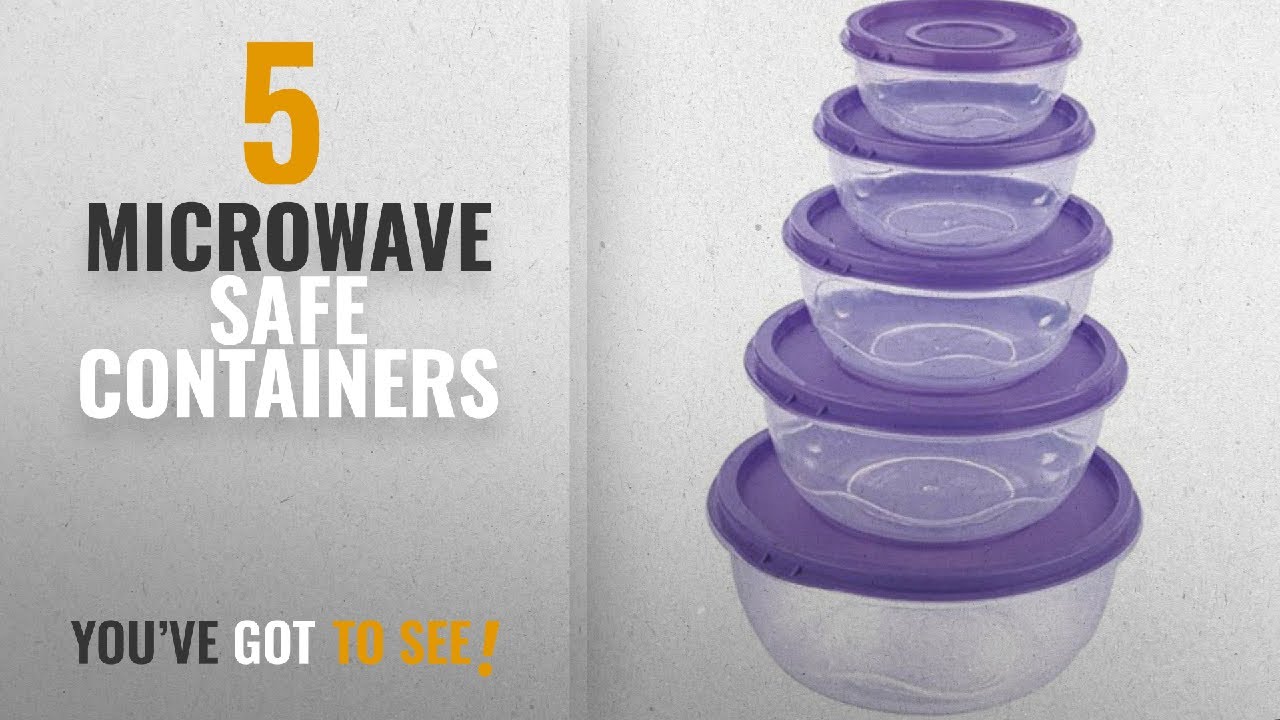 Top 10 Microwave Safe Containers [2018]: Zomaark Paras Microwave Safe  Plastic Bowl Package 