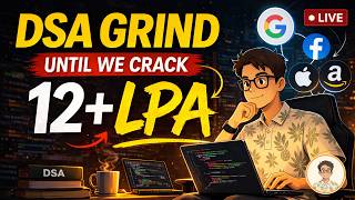🔴 LeetCode Problem Solving Live | DSA Interview Prep | Road to 12+ LPA