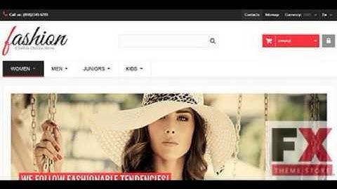 Preview White Fashion Store PrestaShop Theme by Hermes Pre