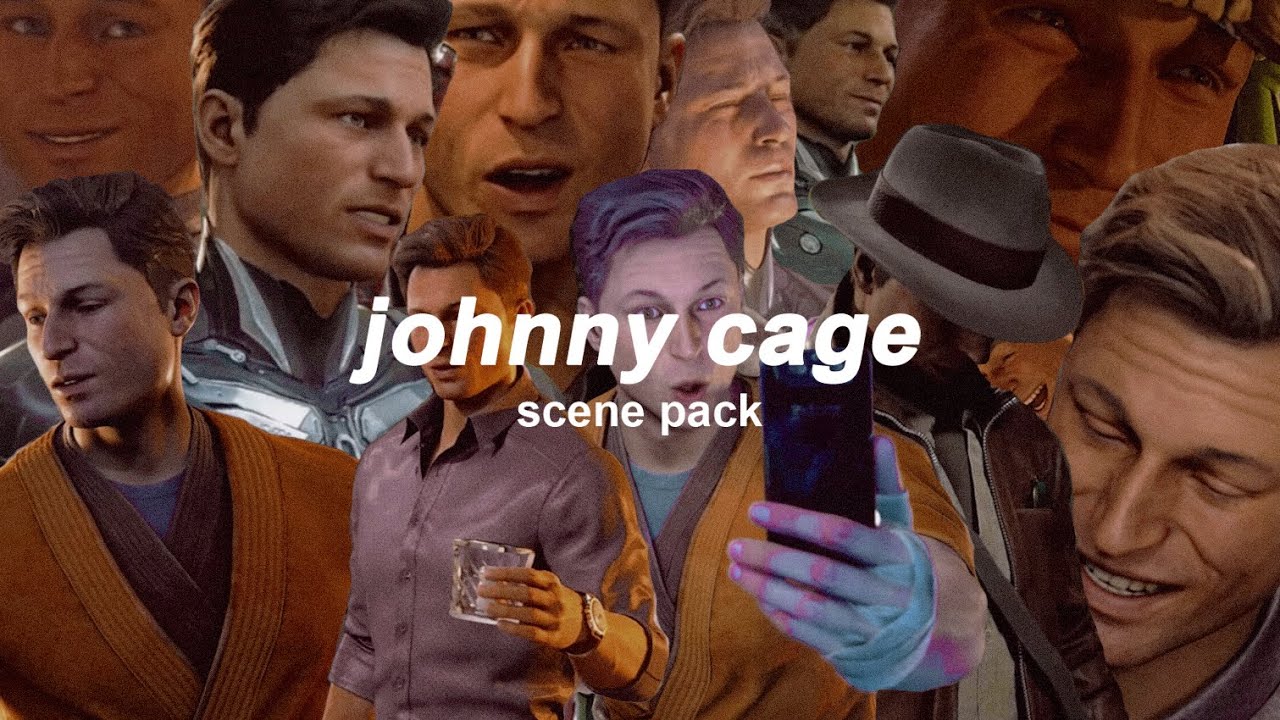 JOHNNY CAGE SCENEPACK (for fan edits etc.) | MORTAL KOMBAT 1 (2023) | LOGOLESS
