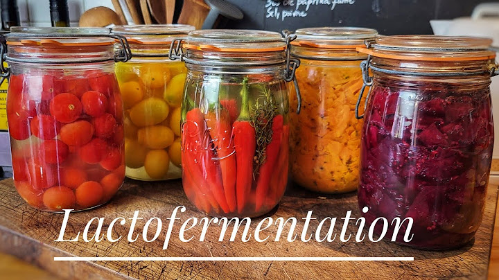 LÉGUMES LACTOFERMENTÉS, DES CONSERVES TRÈS FACILES À FAIRE
