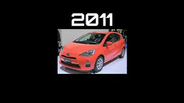 Evolution Of Toyota Aqua (2011-2023)#evolution #toyota #aqua #toyotaaqua #fypシ #evolutionofcars55