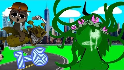 😂Incredibox Sprunki - VANERIA 6 Mod VS WENDA Pro 13 Mod - CREEPY SPRUNKIES! EP1-6| Cartoon Animation