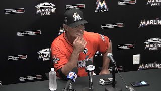 LAD@MIA: Mattingly on the loss, O'Grady's performance
